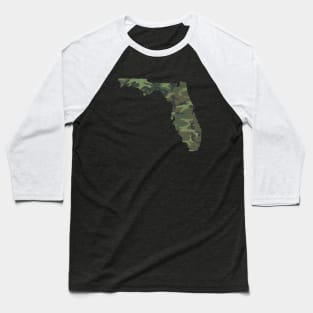 Camo Design Florida Baseball T-Shirt